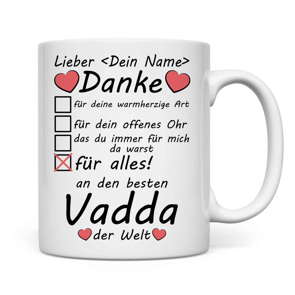 este Vadda | Geschenk | Personalisierbar tasse 2