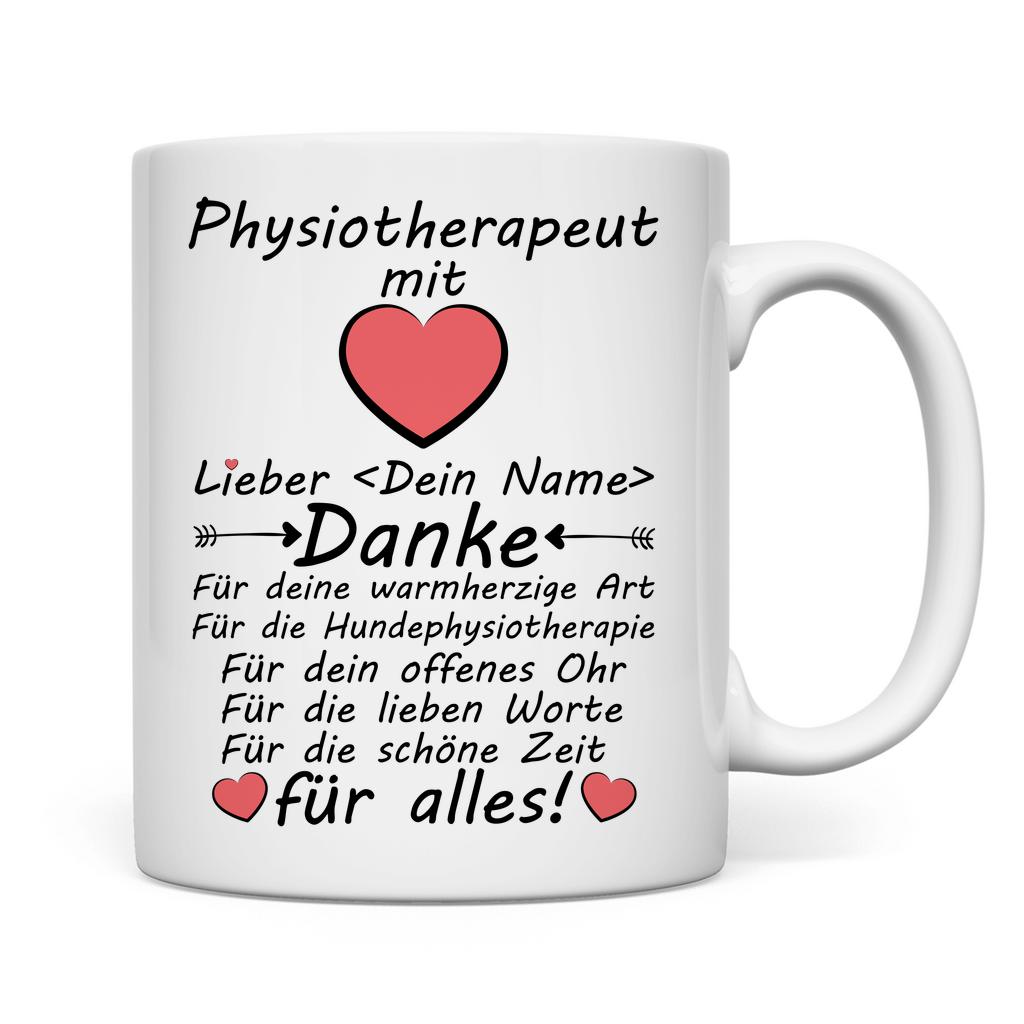 Physiotherapie für Hund | Danke Geschenk Tasse 2