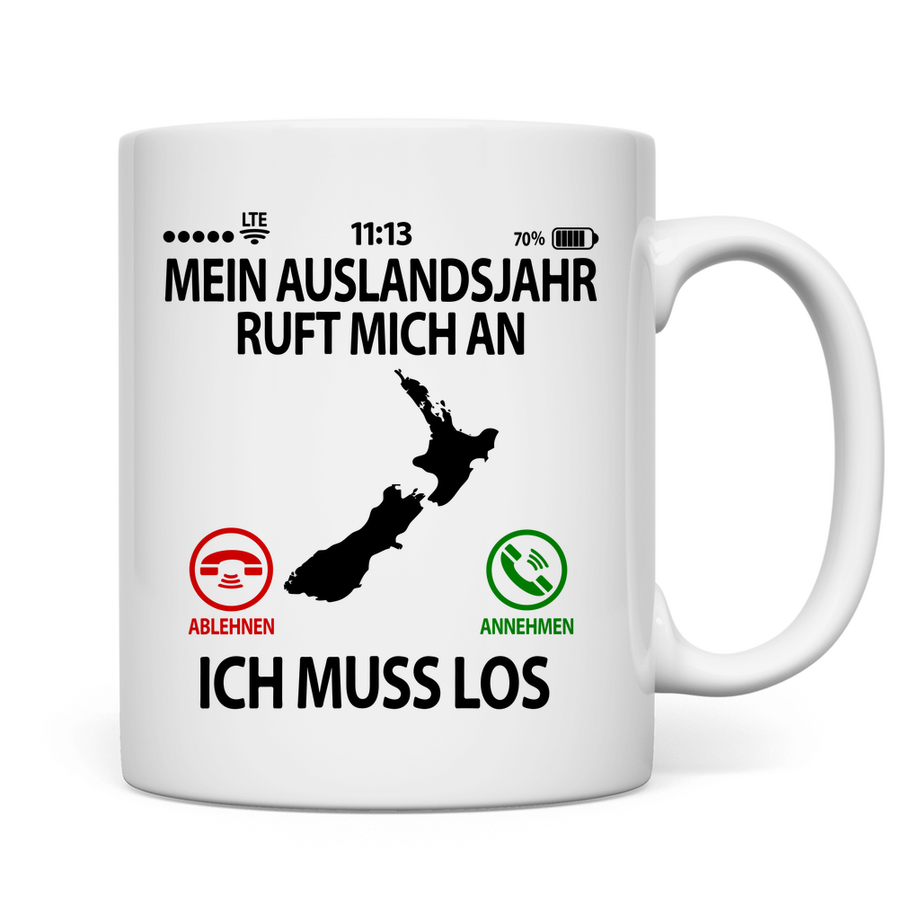 Neuseeland Auslandsjahr | Abschiedsgeschenk | Tasse  2