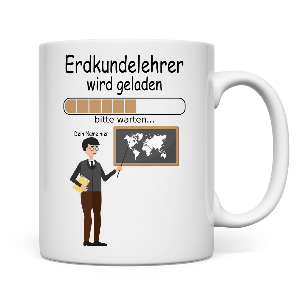 Erdkundelehrer werden Geschenk | Ausbildung tasse 2