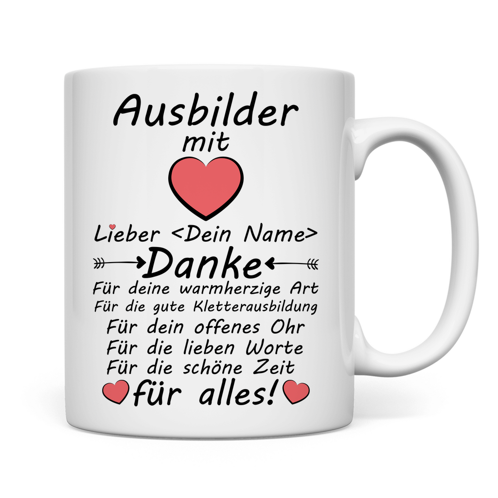 Ausbilder fürs Klettern | Geschenk Tasse 2