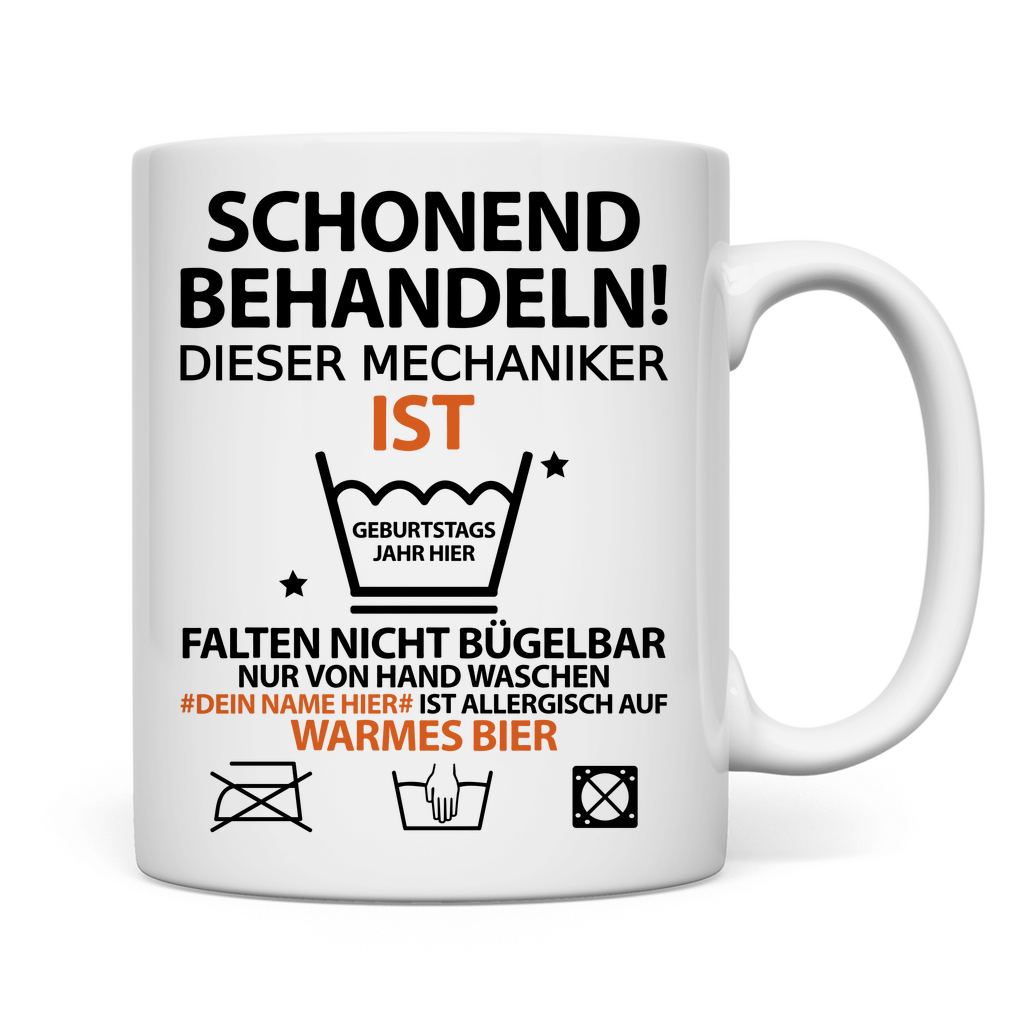 50 Geburtstag Automechaniker | Geschenk | Tasse    2