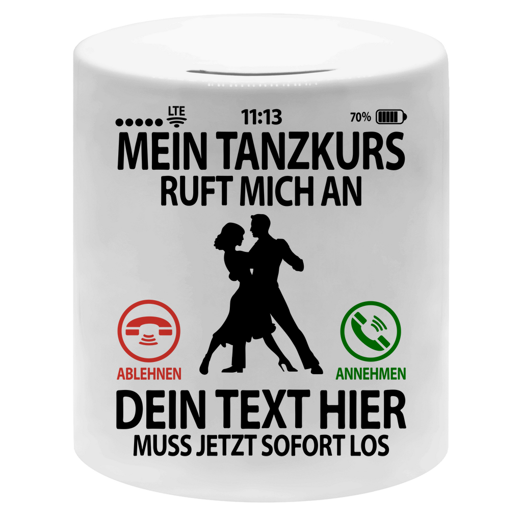 Tanzkurs für Tanzpaar sparen | Geldgeschenk | Spardose