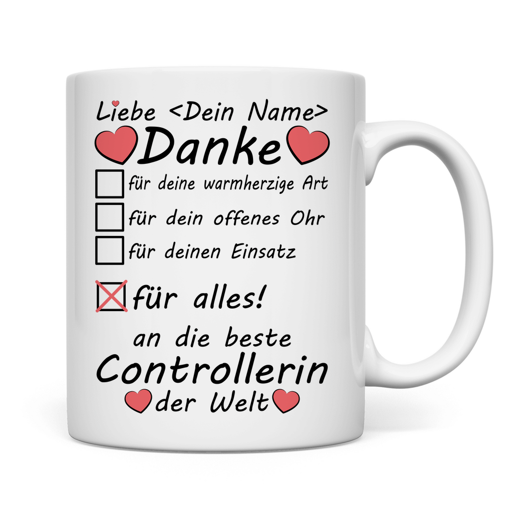 Abschiedsgeschenk Controller | Beruf | Danke