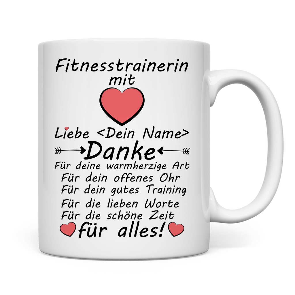Abschiedsgeschenk Fitnesstrainer | Tasse