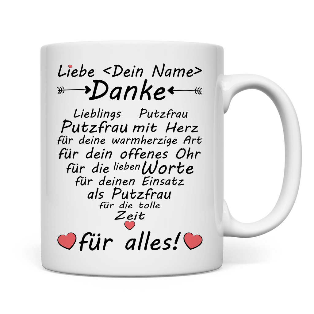 Abschiedsgeschenk Putzfrau zum Abschied | Rente