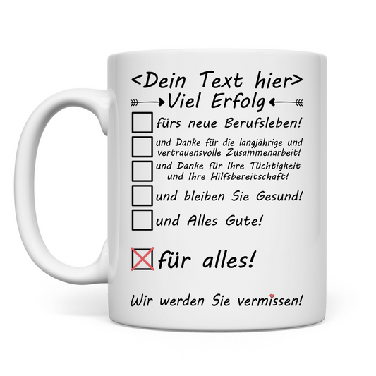 Alles Gute Wünsche zum Start ins Berufsleben | Geschenk