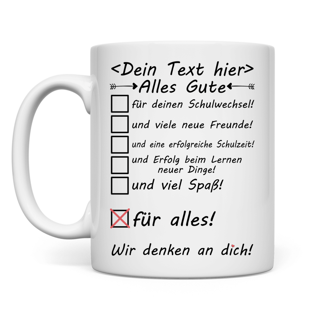 glückwünsche zum Schulwechsel gymnasium |  glückwunsch tasse