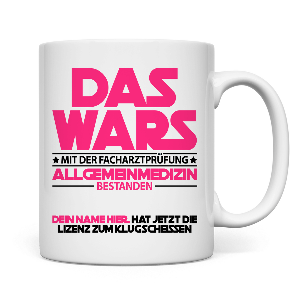 Allgemeinmedizin Prüfung bestanden | Facharzt Geschenk