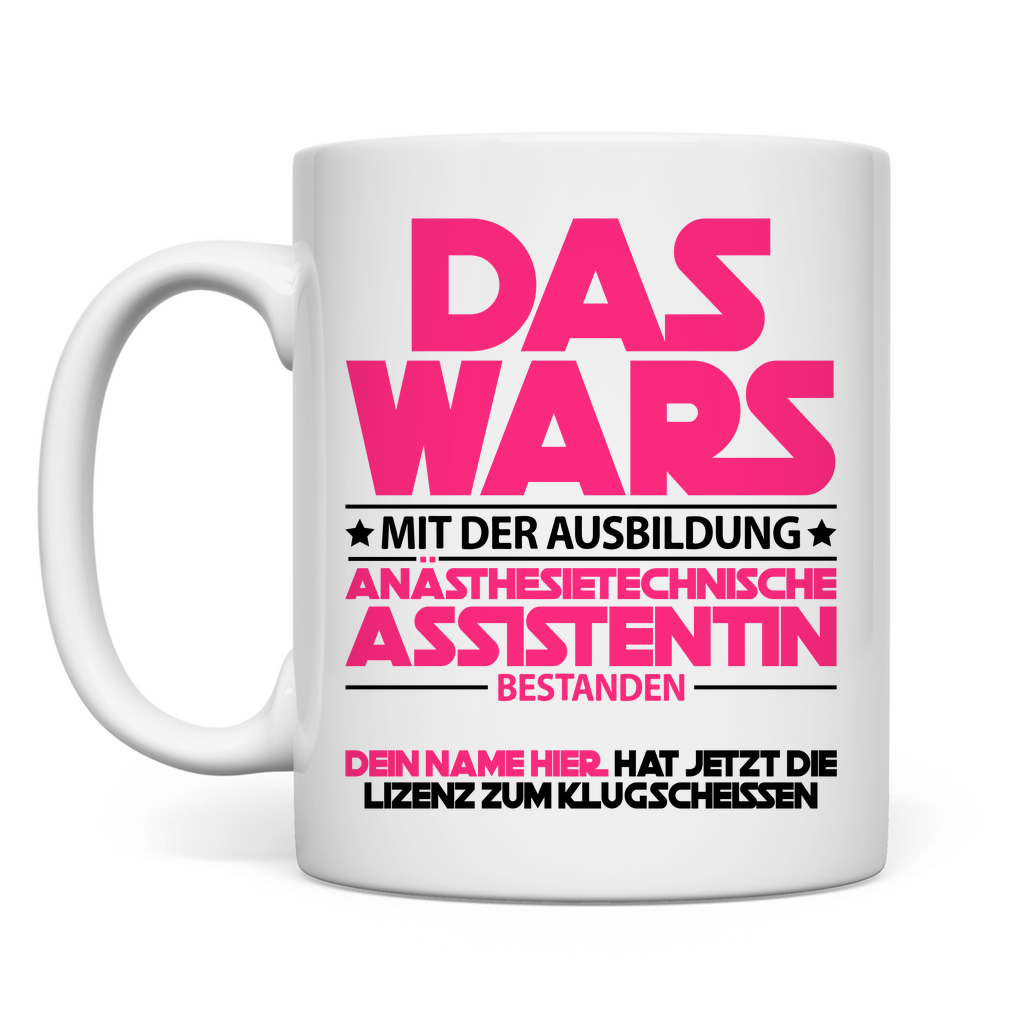 Anästhesietechnischer Assistent ATA bestanden | Tasse