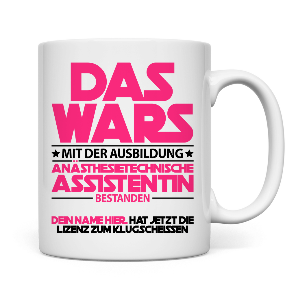 Anästhesietechnischer Assistent ATA bestanden | Tasse