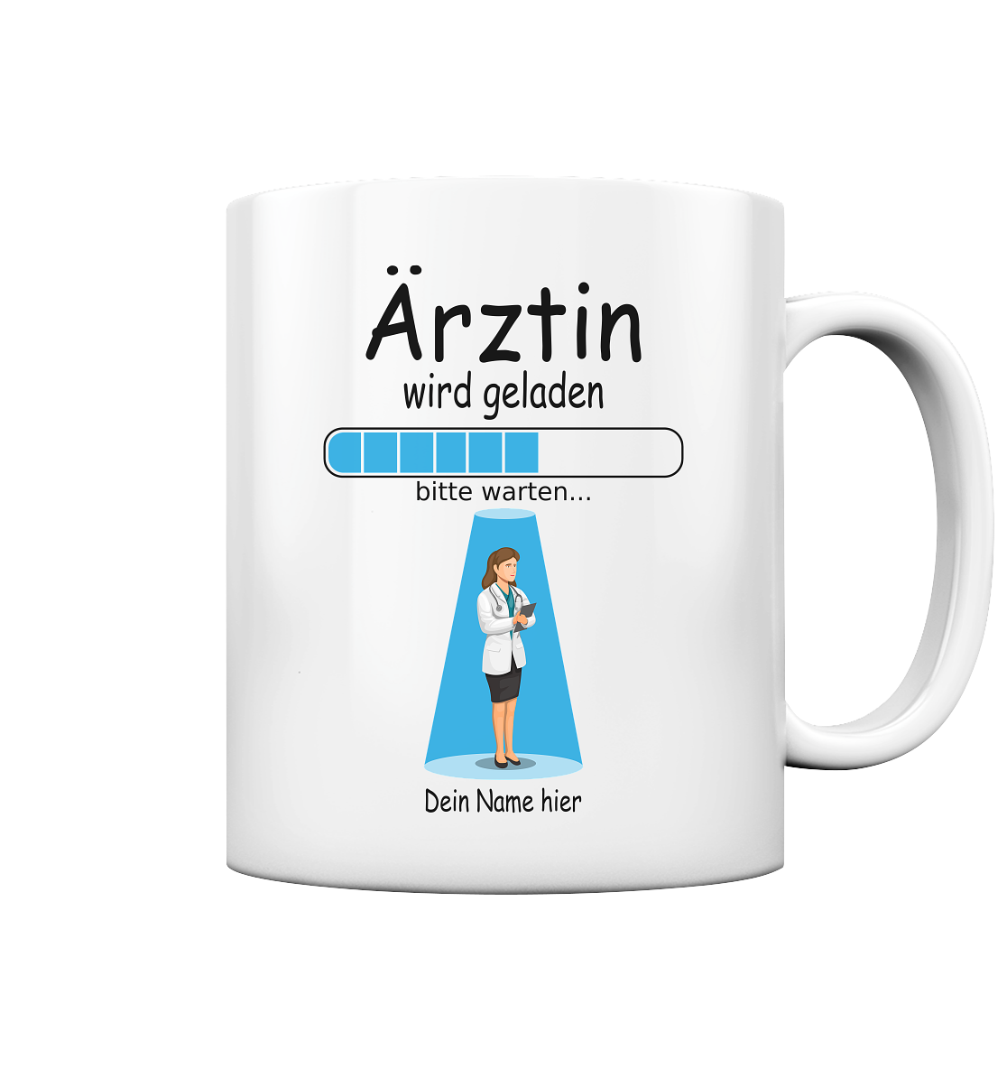 Geschenk für Frischgebackene Angehende Neue Junge Ärztin Tasse