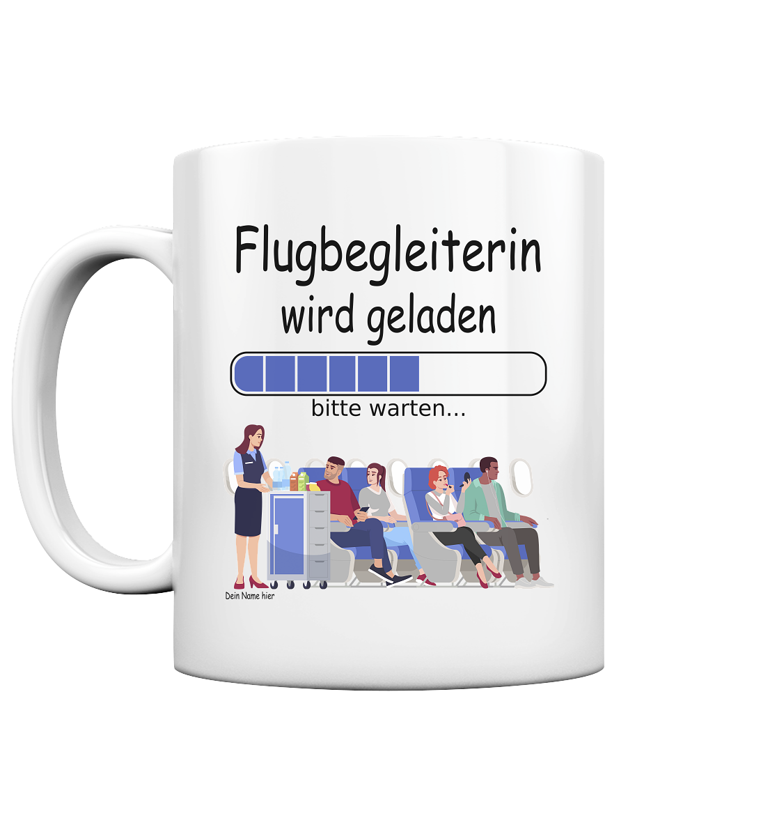 Flugbegleiterin Ausbildung | Ausbildungsbeginn Geschenk tasse 2