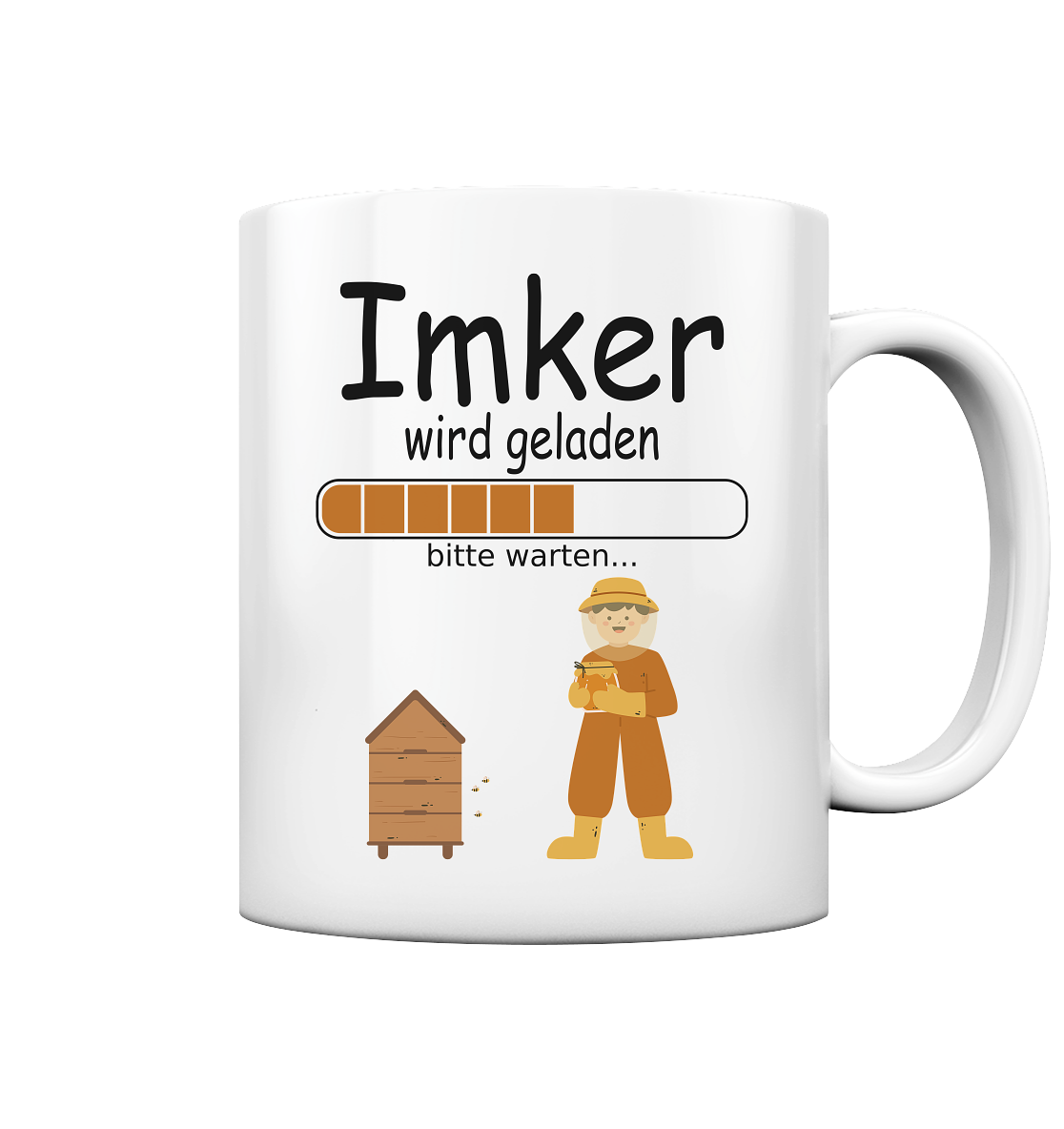 Geschenk für Angehende Imker werden Anfänger Tasse Ausbildung Imkerausbildung Bienen halten