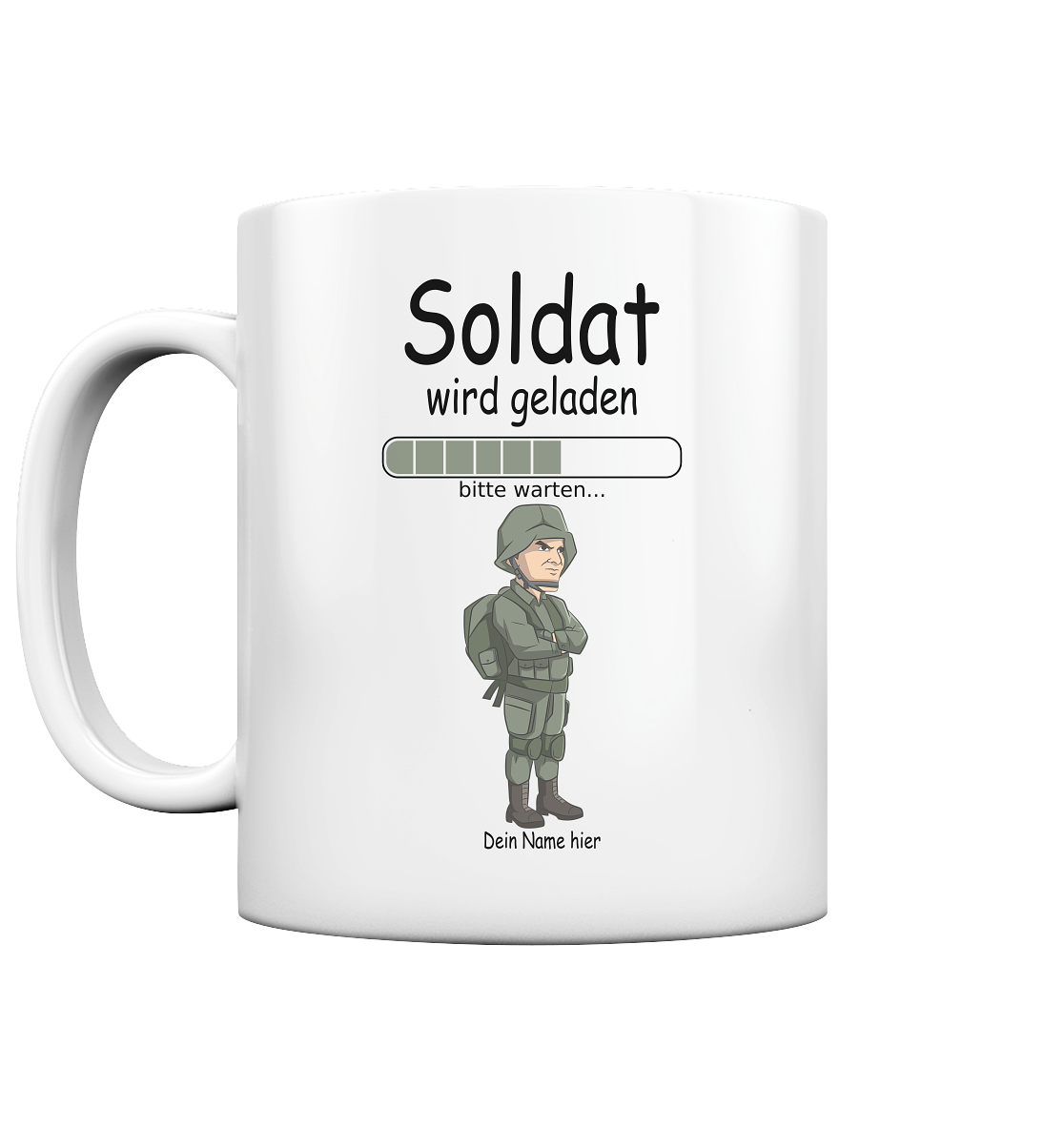 Angehende Soldaten | Geschenk | Personalisiert tasse 2