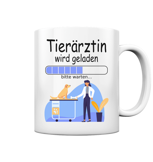 Angehende Tierärztin Tasse zum Tiermedizin Studium Beginn
