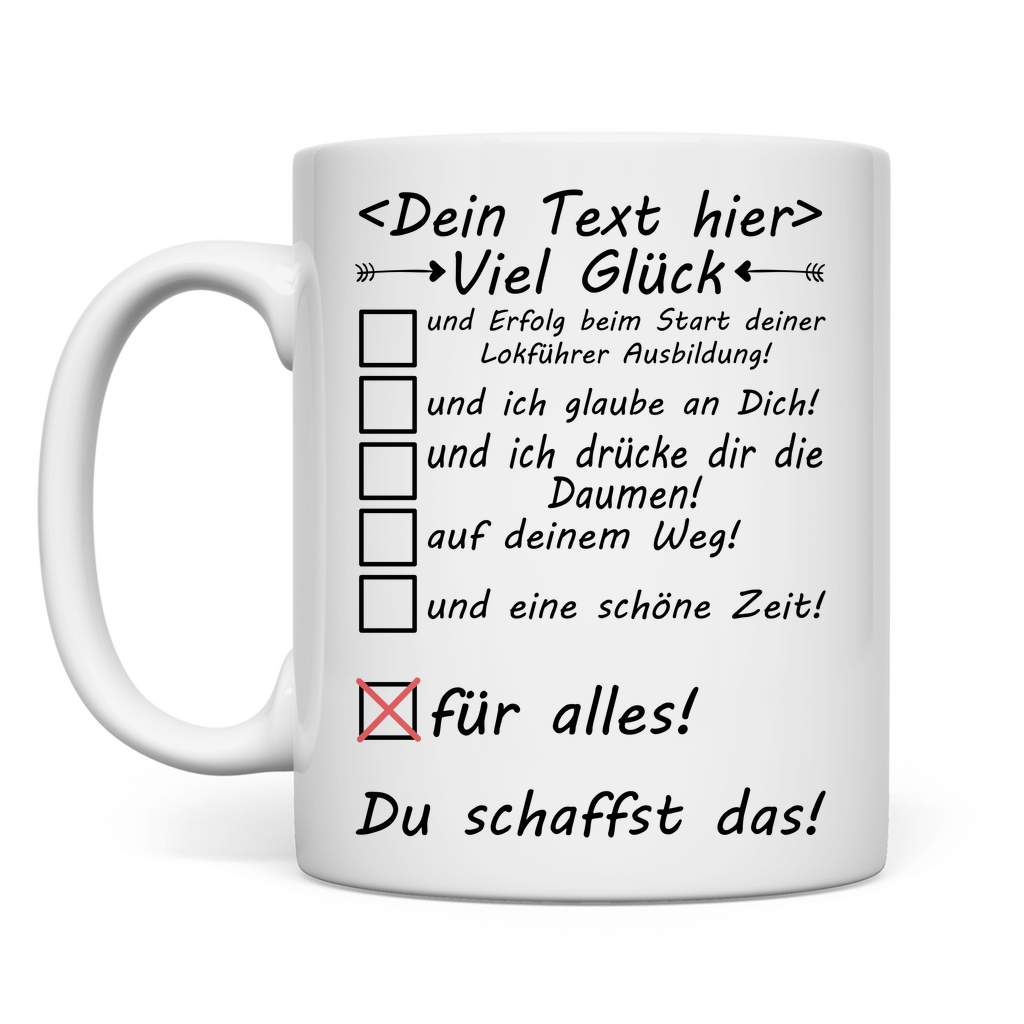 Ausbildung zum Lokführer ausbuldungsbeginn tasse azubi