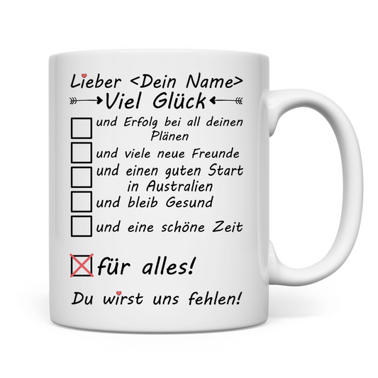 Australien Auswanderer | Geschenk zum Abschied