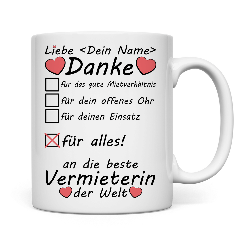 Bei Auszug | Geschenk an Vermieter