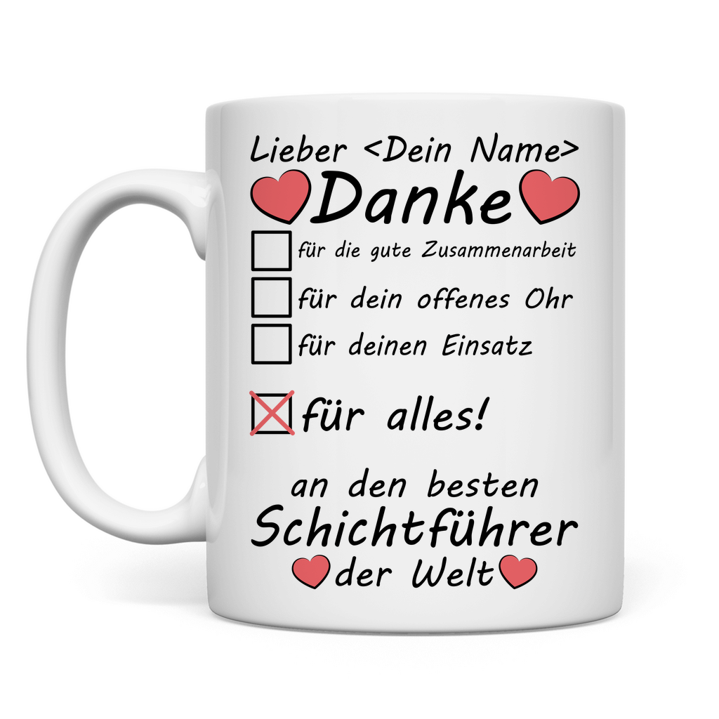 Beste Schichtführer zum Abschied | Geschenk