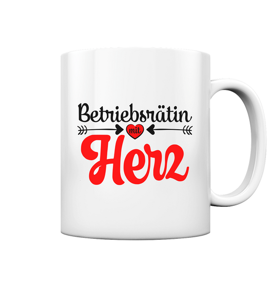Betriebsrätin mit Herz Tasse Geschenk