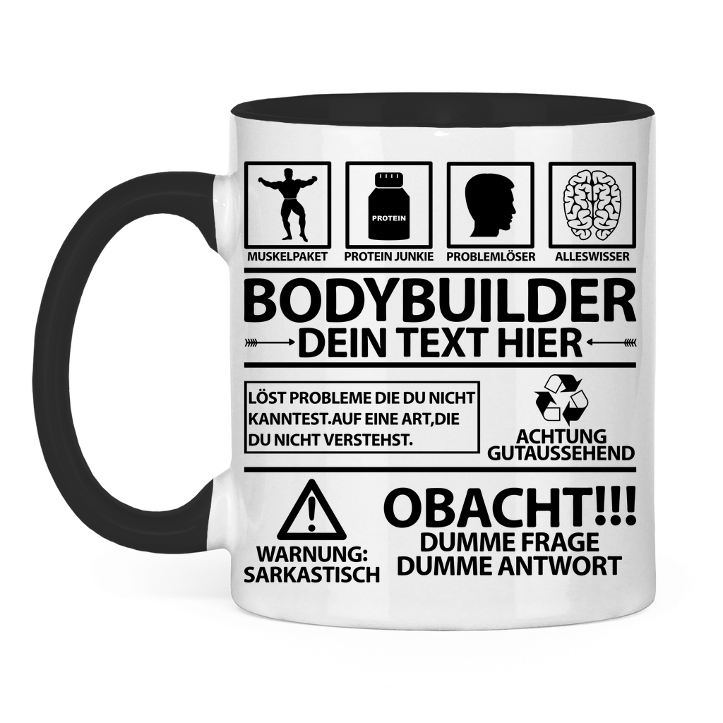 Bodybuilder Freund Tasse | Personalisiert