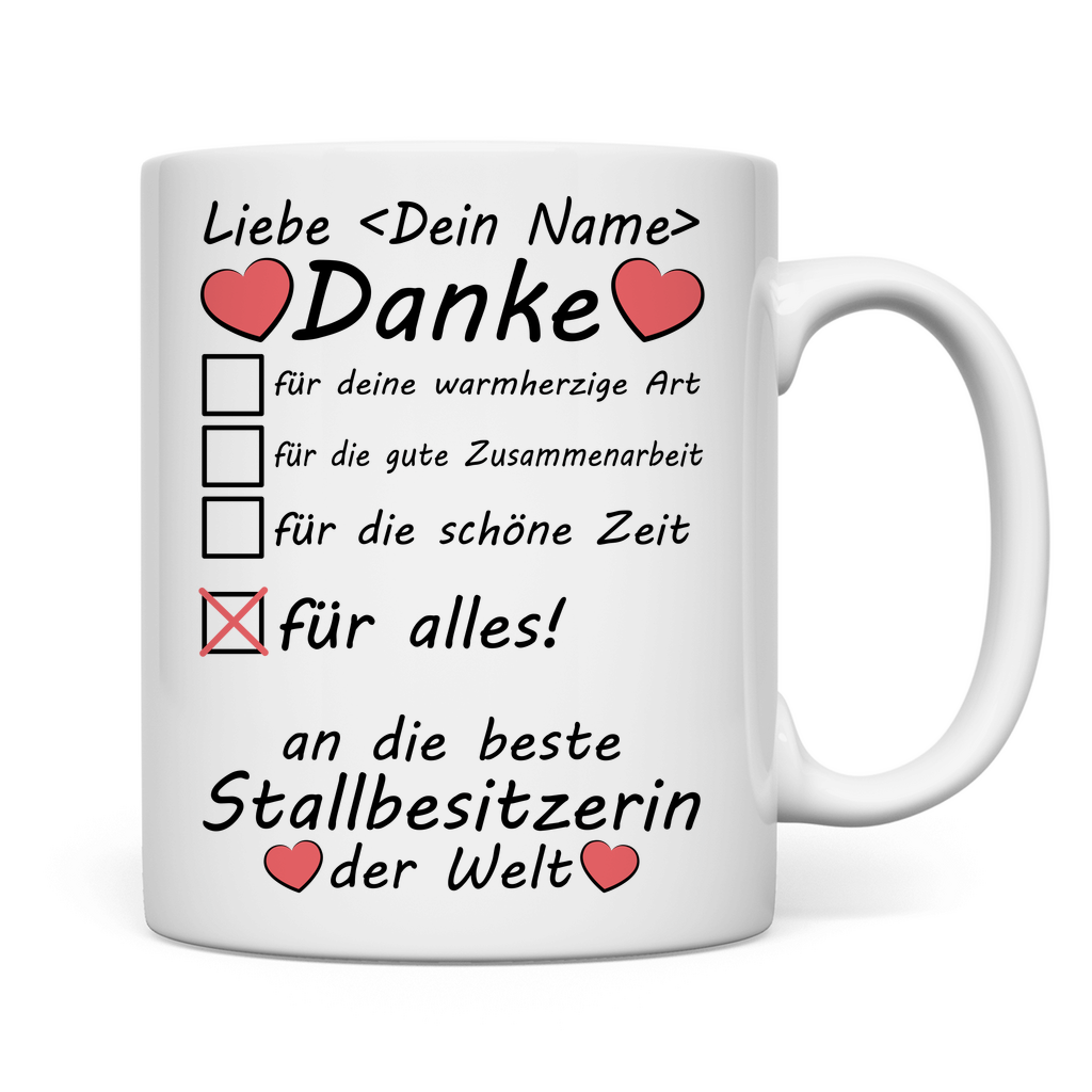 Danke an Stallbesitzer | SB | Geschenk