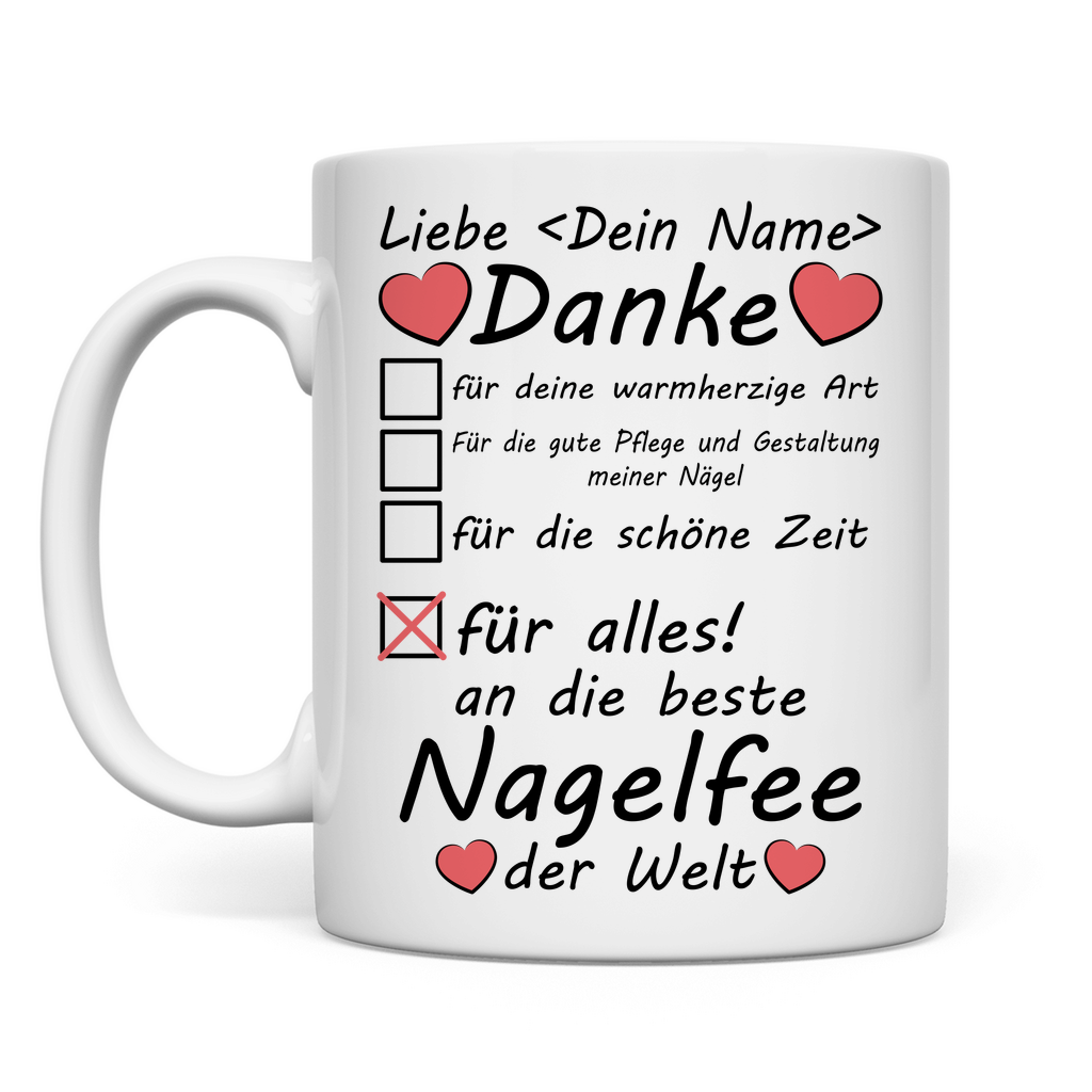 Danke sagen an Beste Nagelfee | Geschenk