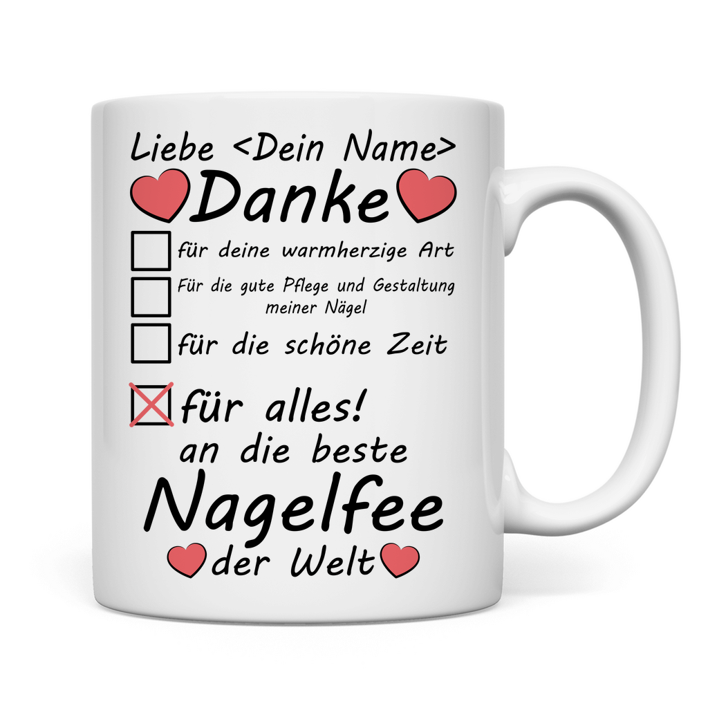 Danke sagen an Beste Nagelfee | Geschenk