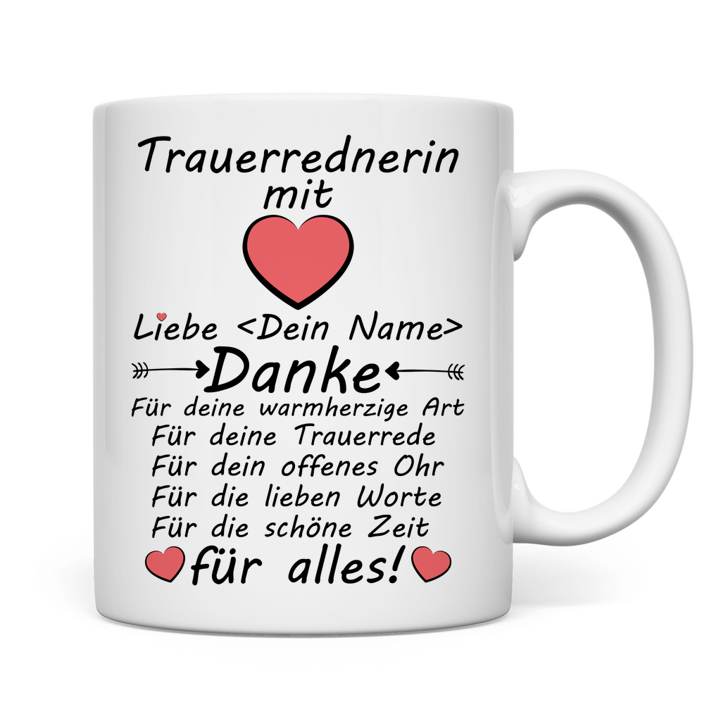 Danke sagen an Trauerrednerin | Geschenk