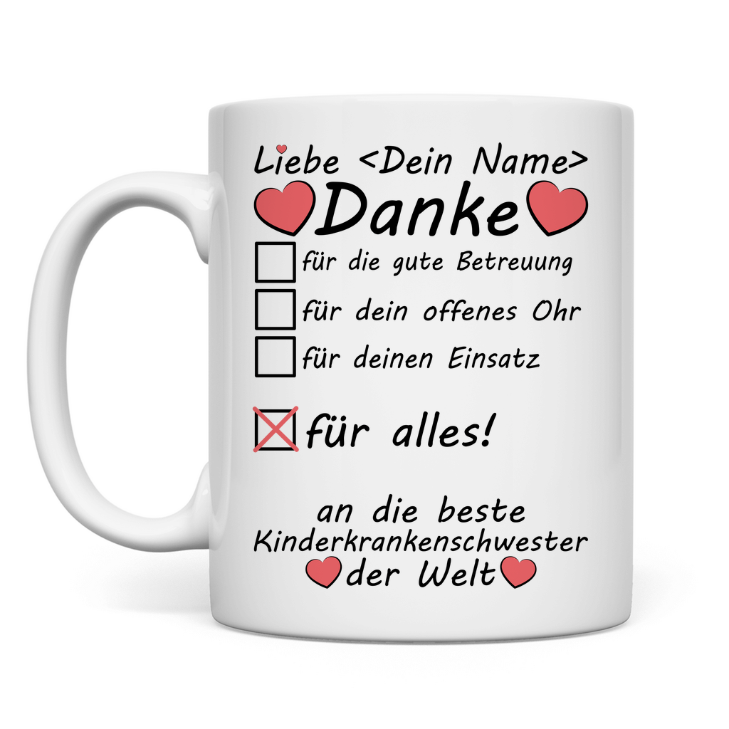 Danke an Kinderkrankenschwester | Abschied | Geschenk