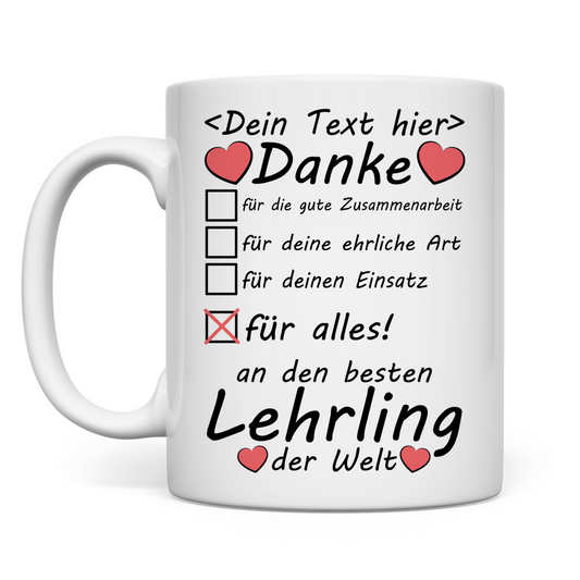 Danke an besten Lehrling | Abschiedsgeschenk
