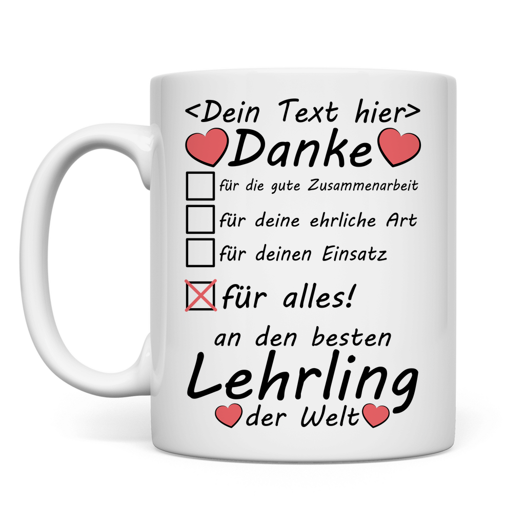 Danke an besten Lehrling | Abschiedsgeschenk