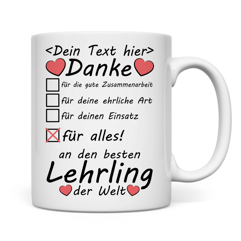 Danke an besten Lehrling | Abschiedsgeschenk