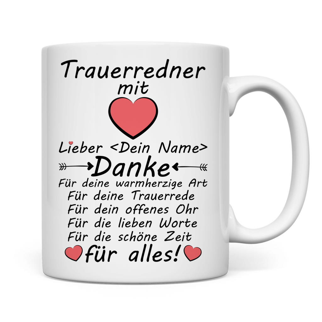 Danke an Trauerredner | Geschenk