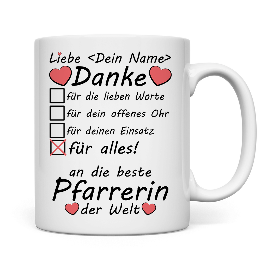 Danke an Pfarrer für Kommunion | Geschenk