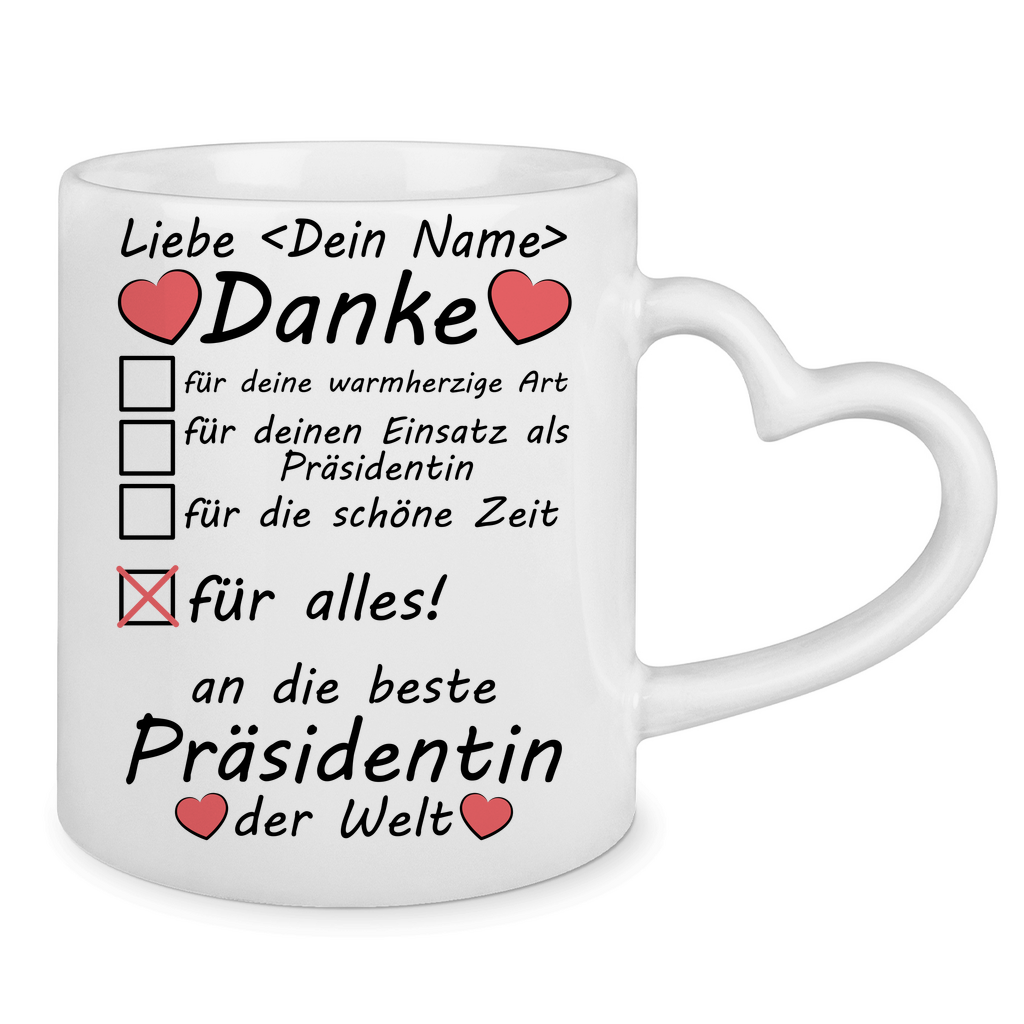 Danke an Präsident | Verabschiedung Geschenk