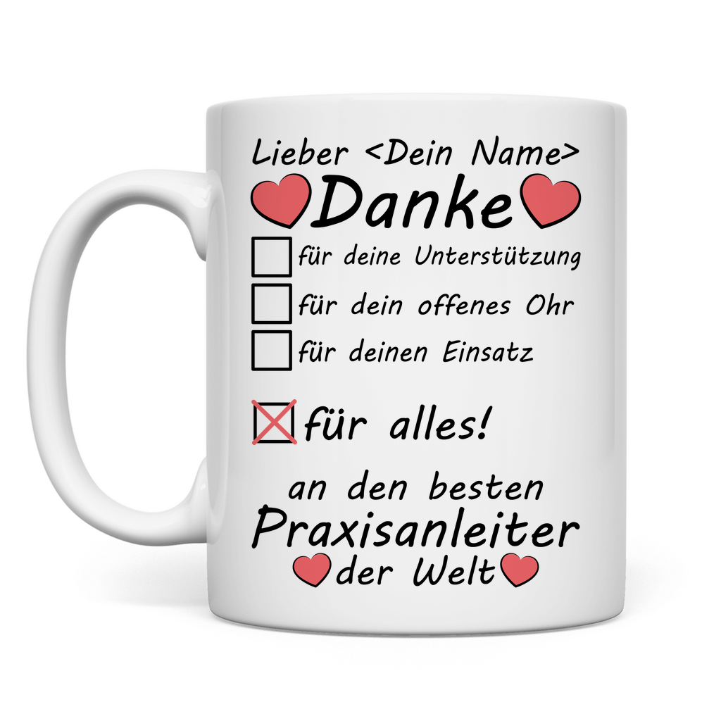 Danke an Praxisanleitung | Abschiedsgeschenk