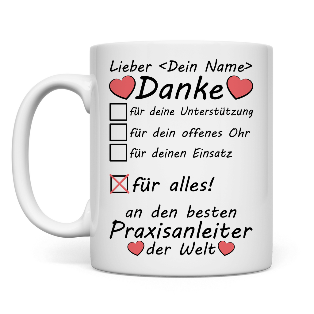 Dankeschön Praxisanleitung | Tasse