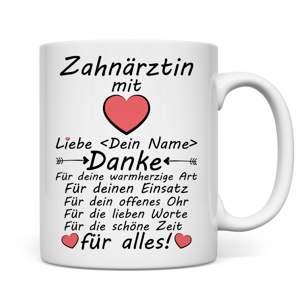 Dankeschön an Zahnärztin | Abschied | Abschiedsgeschenk