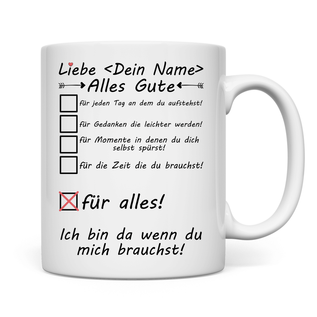 Depressive Freundin - Mutmacher Tasse - Aufmunterung Geschenk