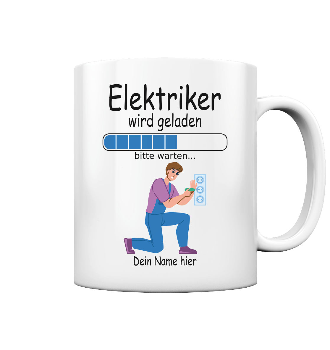 Elektriker in Ausbildung  |  Geschenk zum Ausbildungsbeginn Tasse