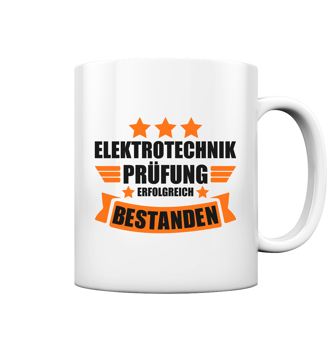 Elektrotechnik Master Geschenk - Abschluss Prüfung bestanden Tasse 