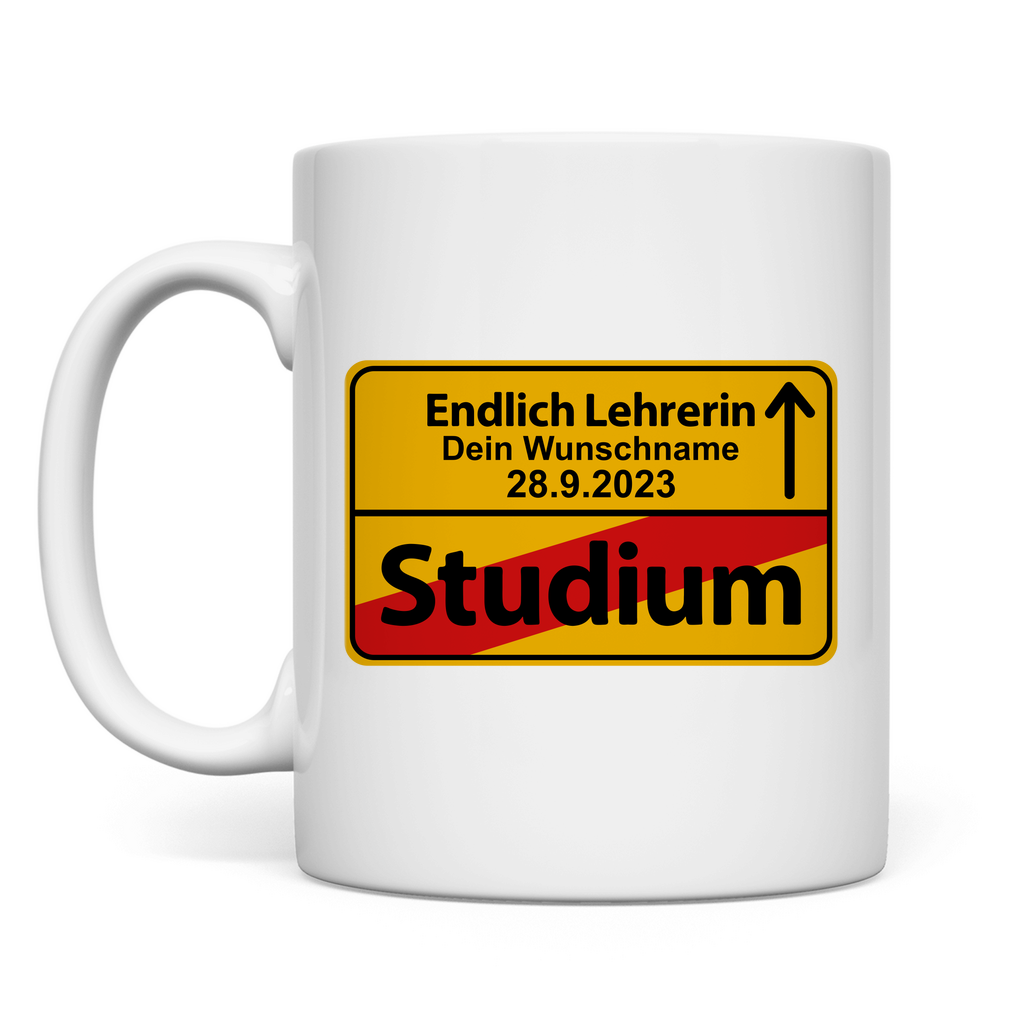 Endlich Lehrerin | Lehrer | Glückwünsche Geschenk