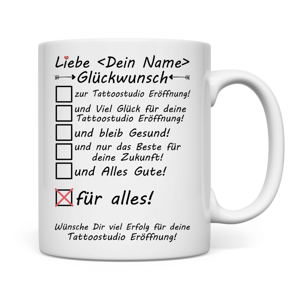 Eröffnung Tattoostudio | Glückwunsch Geschenk