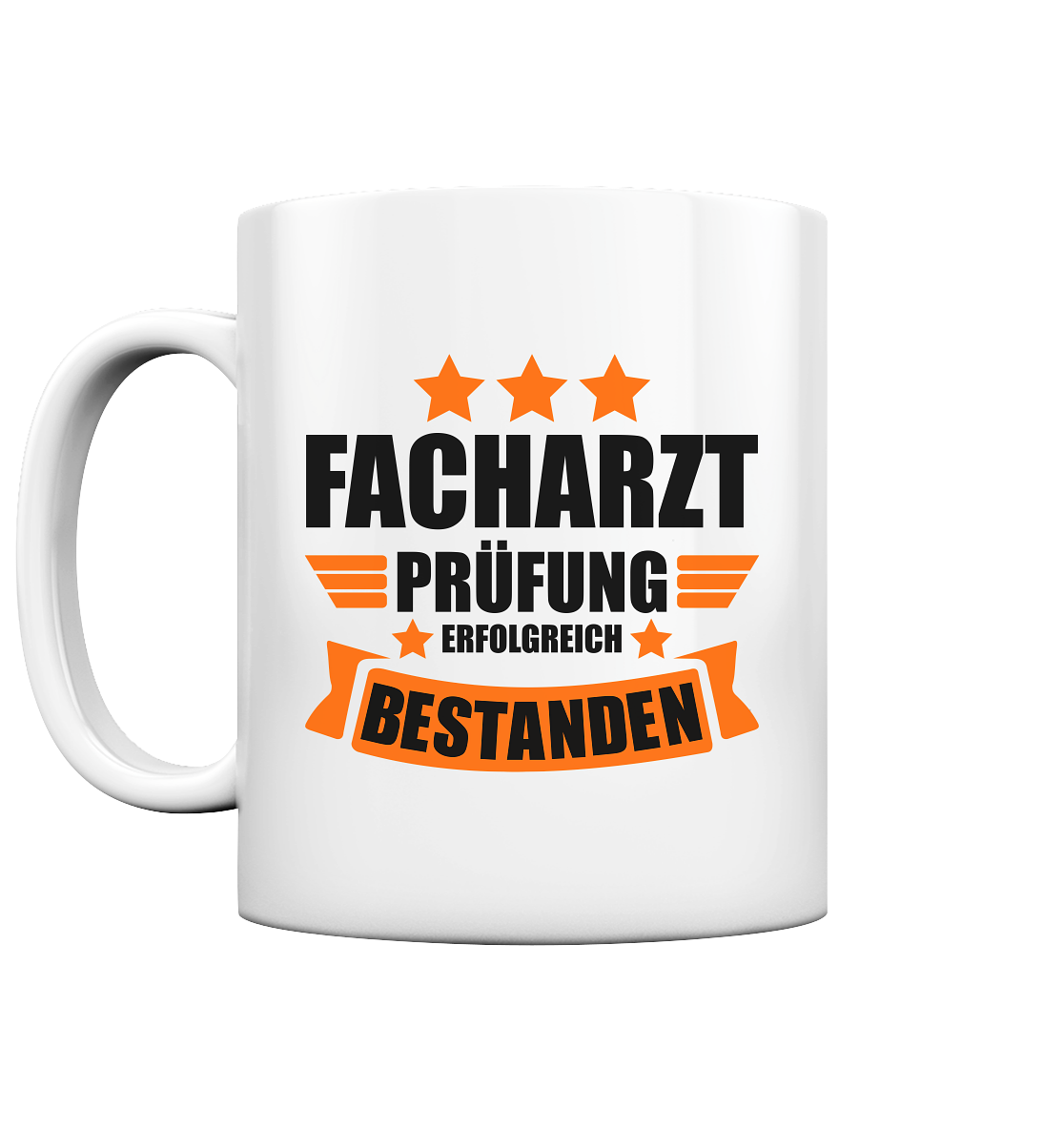 Geschenk zum Facharzt Abschluss Prüfung bestanden Tasse