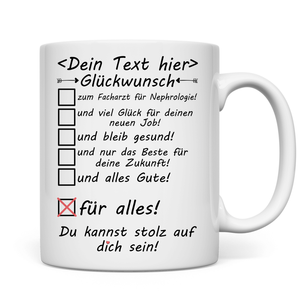 Facharzt in Nephrologie bestanden - Tasse - Nephrologen Geschenk
