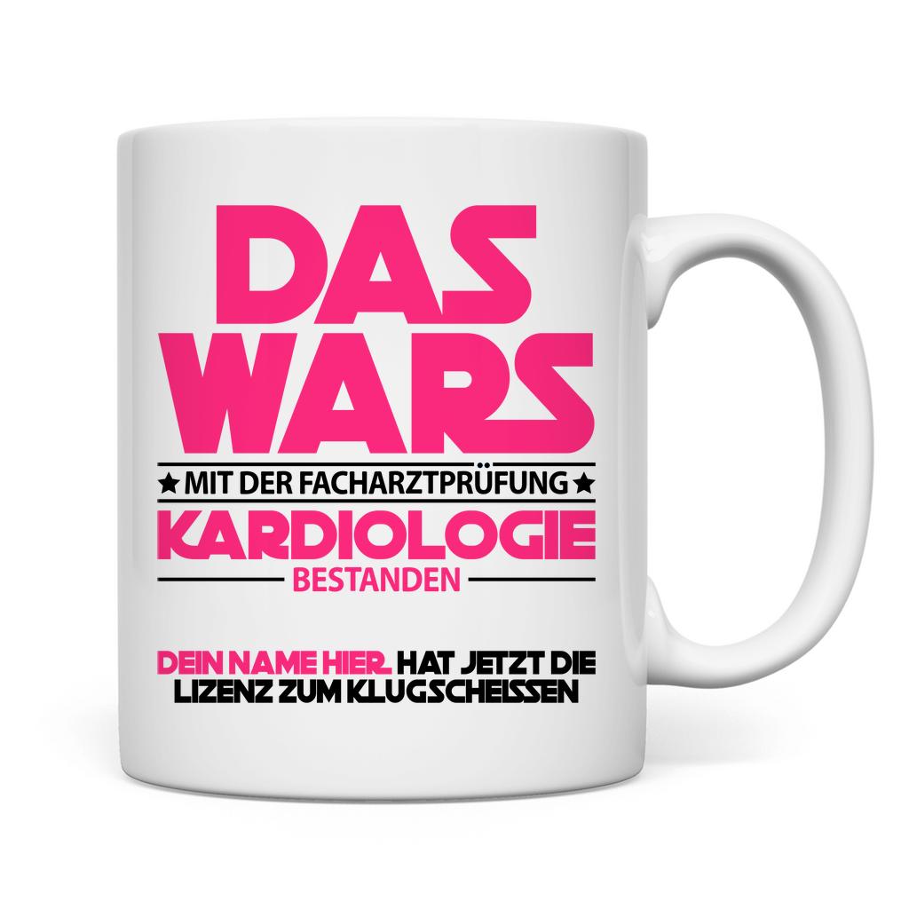 Facharztprüfung Kardiologie bestanden | Tasse