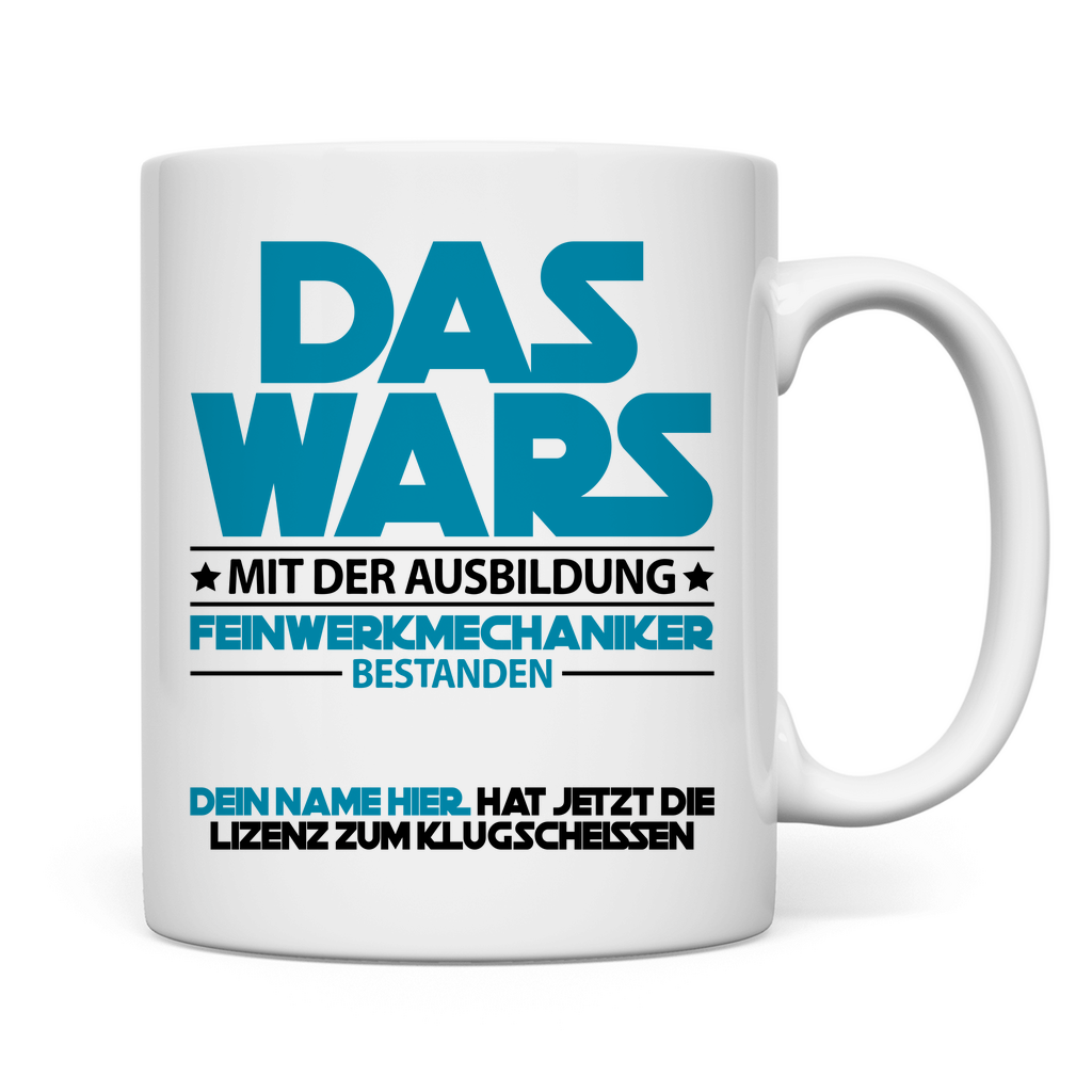 Feinwerkmechaniker Prüfung bestanden | Geschenk