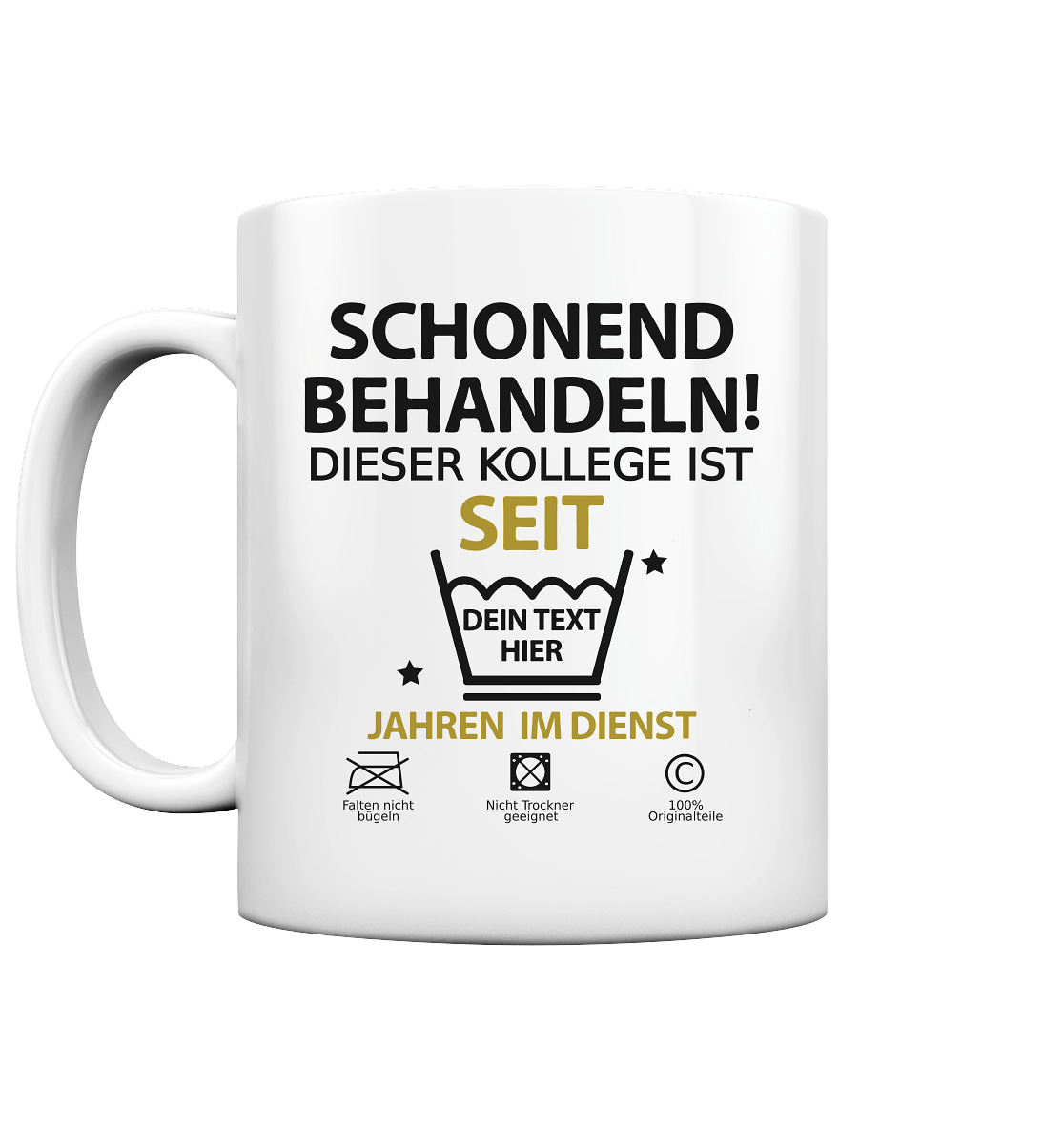 10 jähriges Firmenjubiläum Geschenk Mitarbeiter Tasse
